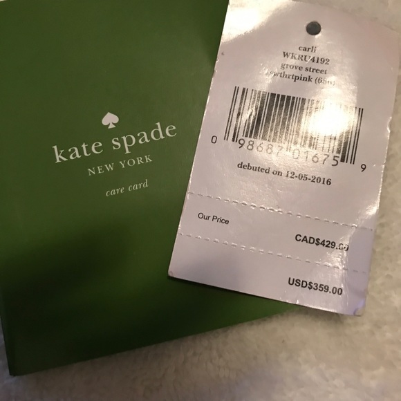 ***SOLD **Kate Spade Carli - Grove Street NWT - Picture 8 of 8